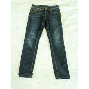 Seven 7 Skinny Stretch Jeans Women’s Size 6  Medium Rinse Signature Zigzag Mark